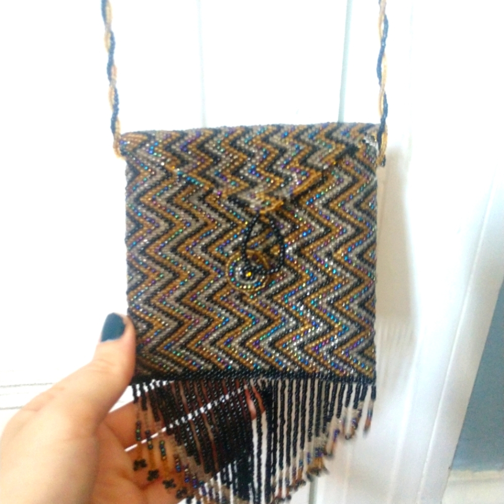 Vintage mini beaded bag
